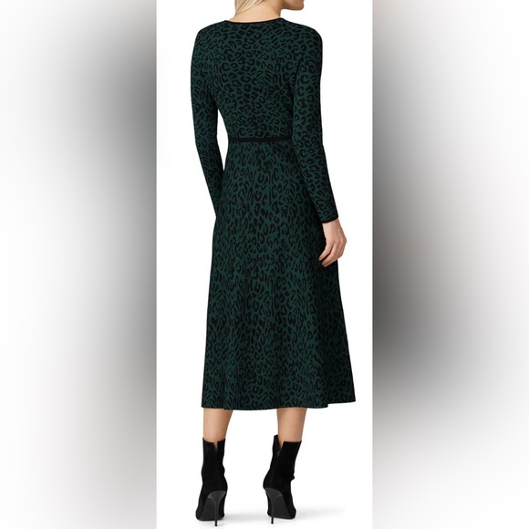 Great Jones Forest Leopard Knit Dress- Size M - Picture 5 of 7